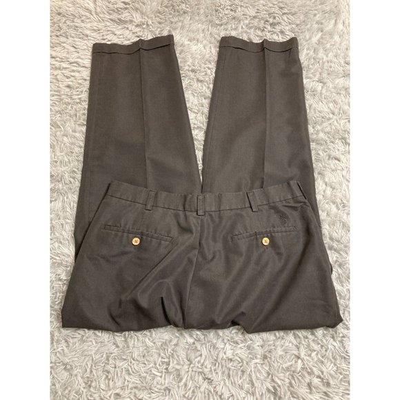 Cubavera Mens Dress Pants 36X30 Pleated Front Formal Straight Fit Black Trousers - Picture 4 of 11